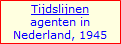 Timelines of agents operating in Holland in 1945.